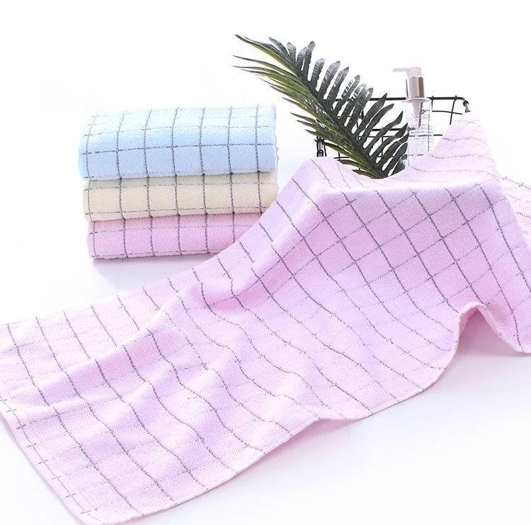 British Style Quality Cotton Large Towel Beach Sun Bath Steam Sauna Washcloth Travel Camping School Portable Gift Handkerchief