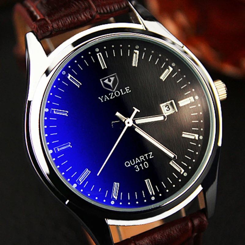 

New YAZOLE Luxury Auot Date Wrist Watch Fashion Men's Watch Men Watch Waterproof Luminous Watches Clock Saat Relojes Hombre