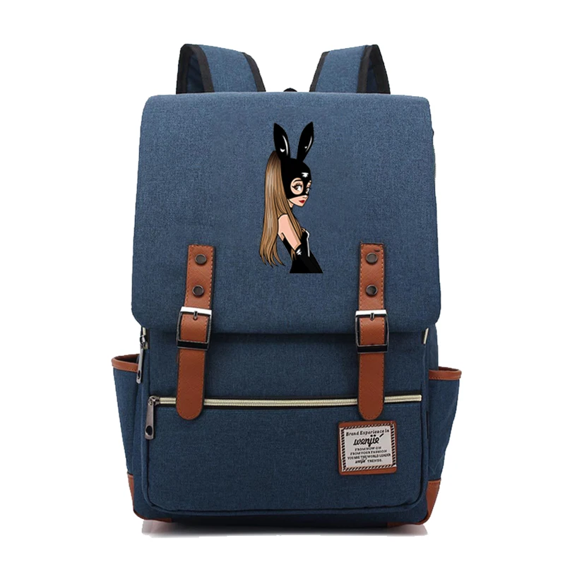 Canvas Backpack 11 Рюкзак с принтом Grande Mochilas Para Mujer, 16 дюймов, винтажные школьные рюкзаки для мальчиков и девочек, рюкзаки для ноутбука для путешествий, Knupsack - Цвет: Canvas Backpack 11