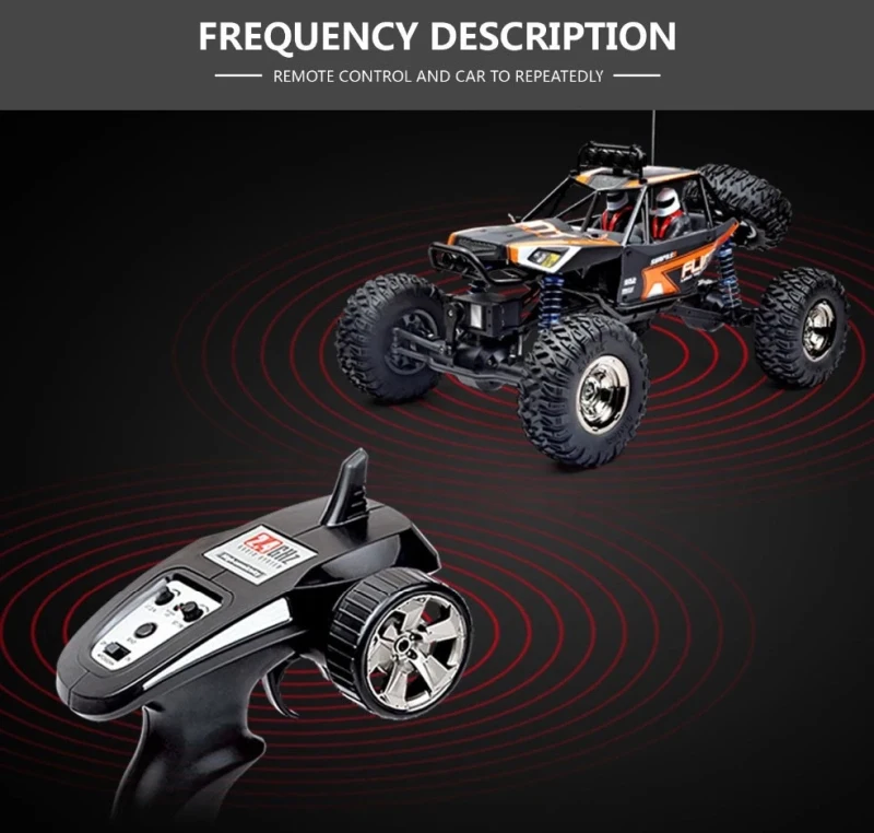 RC Дрифт гоночный высокоскоростной Багги скалолазание RC автомобиль 4WD с светодиодный светильник водонепроницаемый с высоким крутящим моментом гусеничный большой ножной пульт дистанционного управления автомобилями