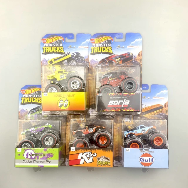 Original Hot Wheels Monster Truck Car Diecast 1:64 Voiture Maga Wrex Big  Foot Loco Punk Kid Boys Toys for Children Birthday Gift - AliExpress