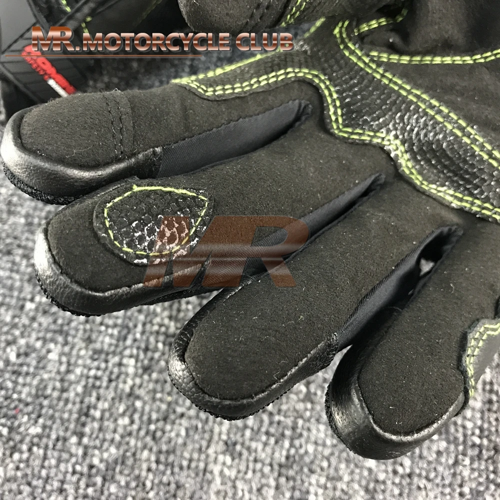 Guantes de moto de fibra de carbono GK-160 para monstar contra Lucha Libre Guantes de caballero