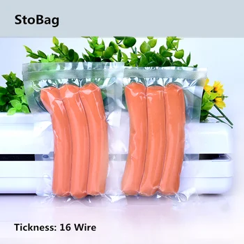 

StoBag 16wire 10pcs Big PET Material High Transparent Vacuum Specialty Food Extraction Vegetable Packing Bags Multigrain Bags