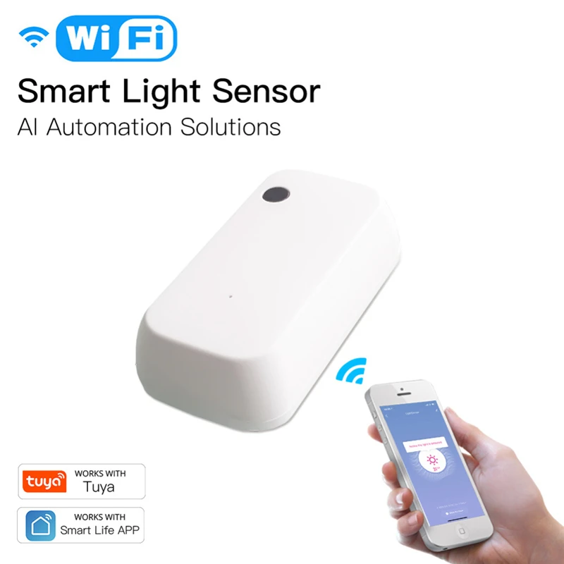 Tuya Wifi светильник Сенсор умный дом освещенность Яркость детектор соединения