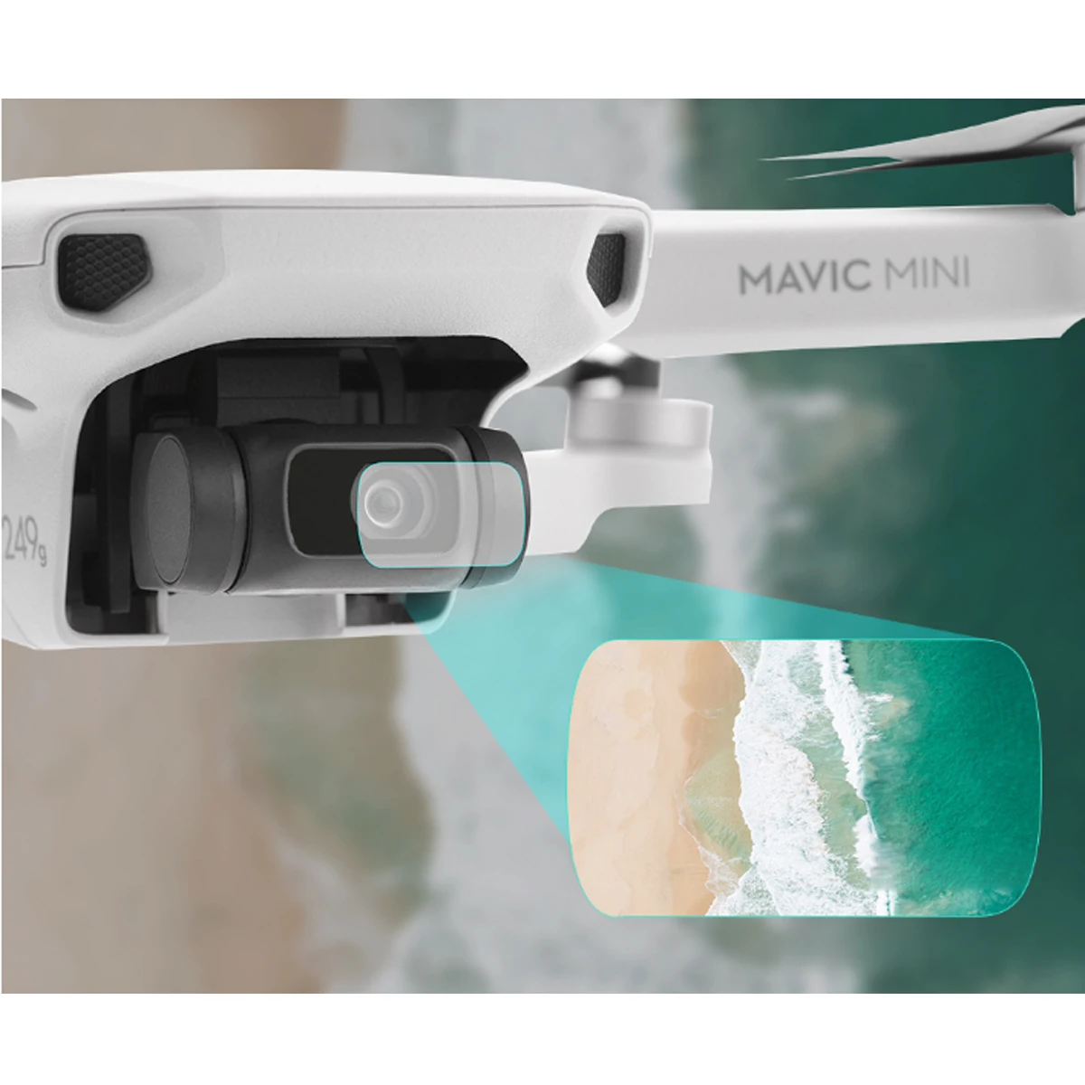 Buy 9H Lens Protective Film 2 Set Tempered Film for DJI Mavic Mini HD Explosion-Proof Drone Accessories