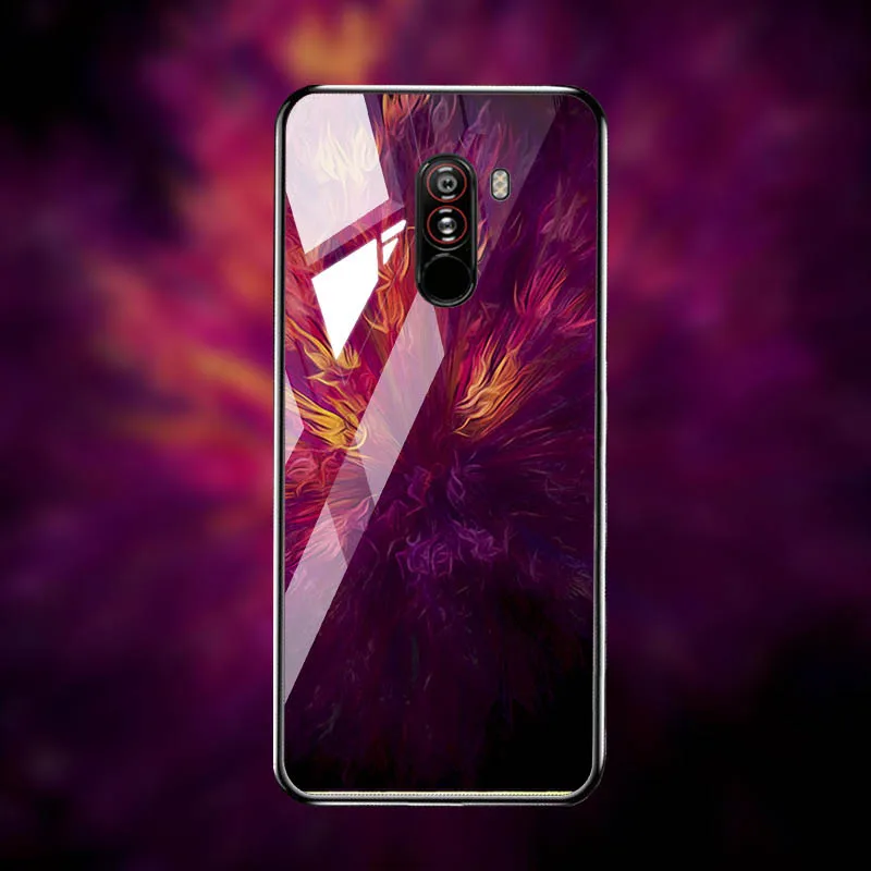 Чехол из закаленного стекла для Xiaomi mi 8 9 SE 9T A3 чехол s Star Space Coque для Xiao mi Pocophone F1 mi x 2S Red mi Note 7 8 Pro - Цвет: M014