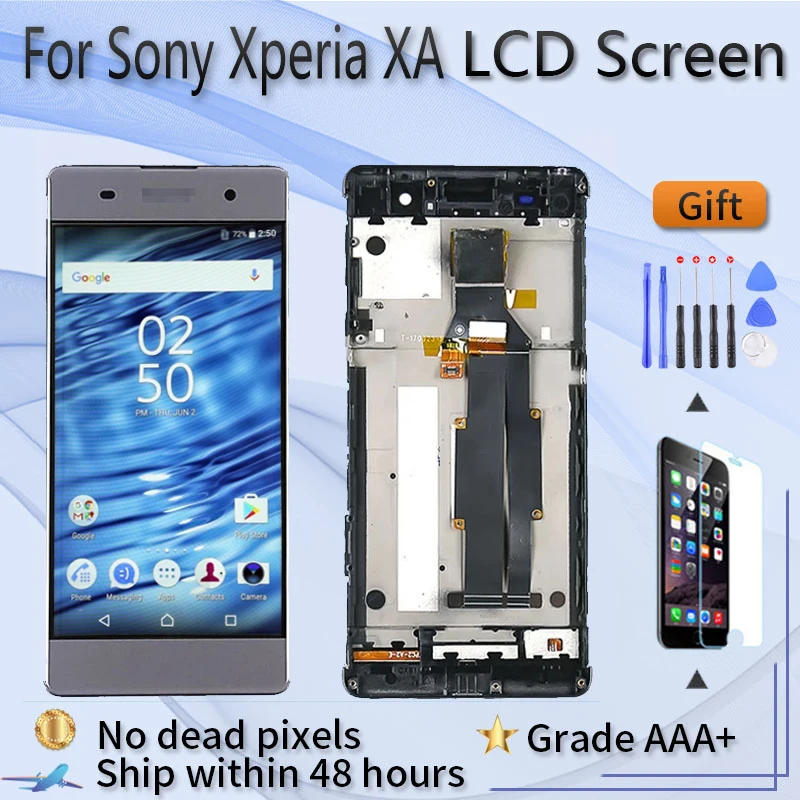 Cache Batterie Arrière Pour Sony Xperia XA - F3111 F3112 F3113 F3116 - Noir - Neuf
