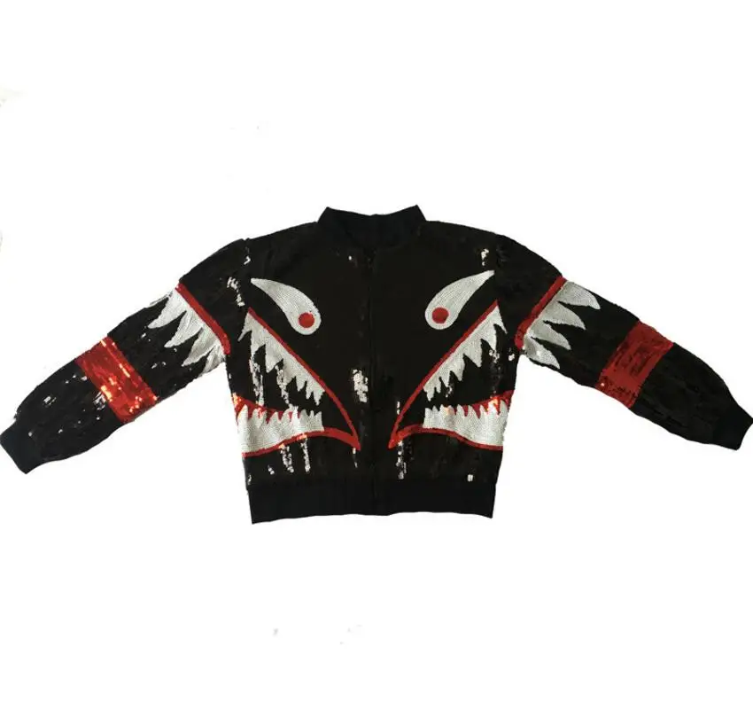 Женская куртка-бомбер с блестками Devil вечерние куртки в сеточку размера плюс