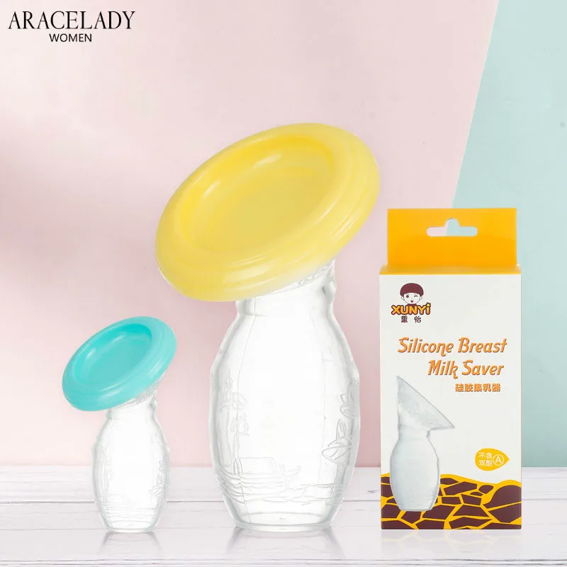 Ручной силиконовый молокоотсос для грудного вскармливания - Цена: 