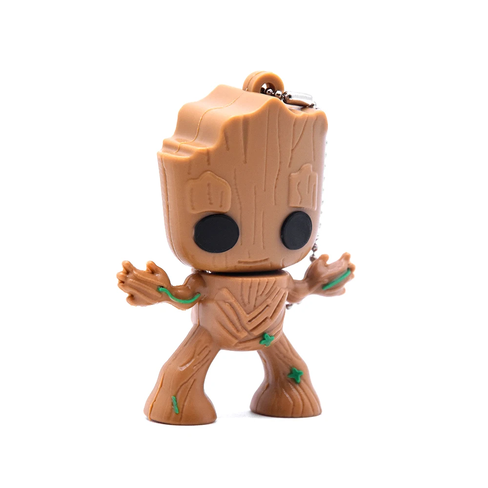 Забавный USB-накопитель Galaxy Guard 2 0 128 Мб 32 ГБ 64 супер милая U-карта Groot с реальной