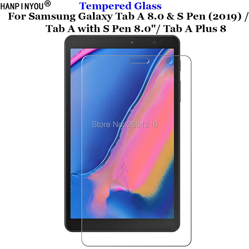 Для Samsung Galaxy Tab A 8,0 с S Pen 8,0 "2019 A Plus 8 закаленное стекло 9H 2.5D Премиум Защитная пленка для экрана P200 P205
