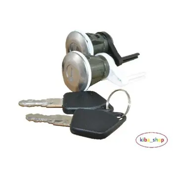 

Door Lock Set Barrel & Keys Front Left Right for Peugeot 206 98-09 metal