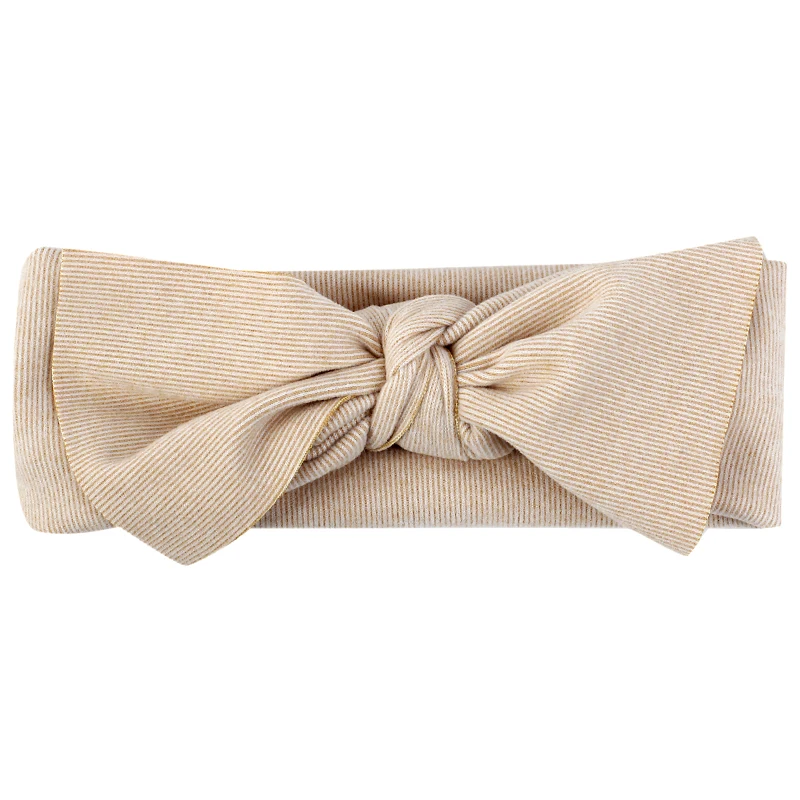 beige S Теплое Хлопковое одеяло для сна для новорожденных детей, шапка на осень зиму для малышей, мягкая шапка, вязаная шапочка, повязка на голову, тюрбан - Цвет: beige S