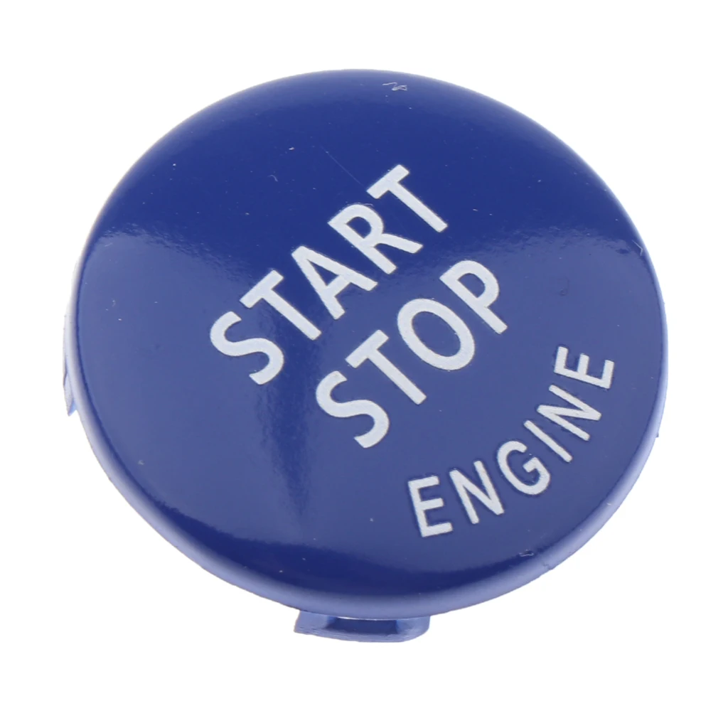 Auto Carbon Fiber Car Styling Start Button Sticker Auto Car Decorative Aceessories for bmw e60 e70 e90 e92 e93 3 series