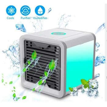

Mini Air Conditioner With 7 Night Light Led Usb Air Cooler For home