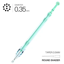 20pcs/Box WJX Tattoo Cartridges Needles RSL 0.35mm 0.30mm 5mm Taper Round Shader For Tradtional Coil Motor Tattoo Makeup Machine