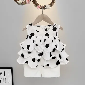 

2020 Summer Baby Girl's Sets Vest and Shorts