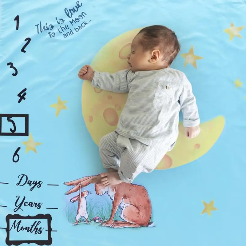 120x100 см, одеяло для младенцев, тщательное плетение, хорошее тепло, удерживающее дерево, с принтом, для новорожденных, для фотосъемки