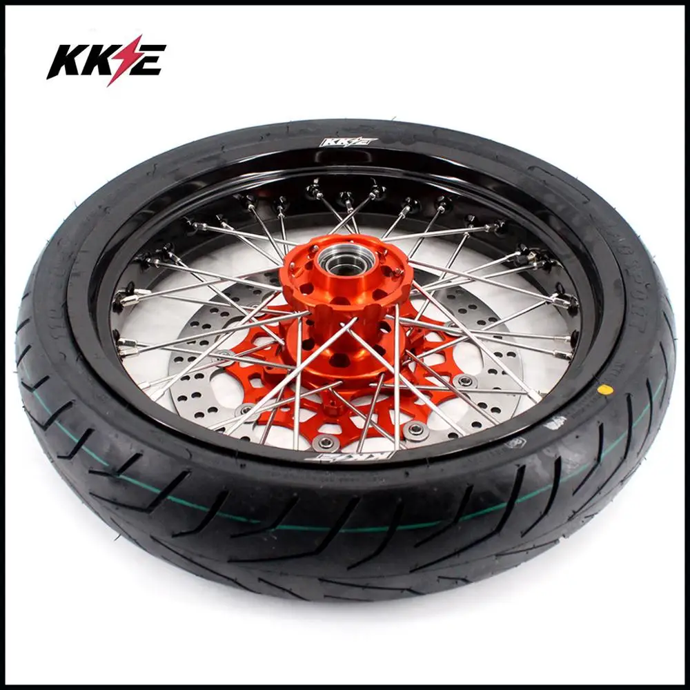 KKE 3,5/5,0 Super motard Moto колеса CST шины Набор для KTM SX SXF XC W XCF EXC EXCF 125 150 200 250 300 350 450 500 505 03-19