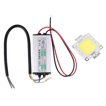 

50W LED SMD Chip Bulbs With High Power Waterproof 50W LED Driver Supply Power Supply Switch For LED Strip Lights