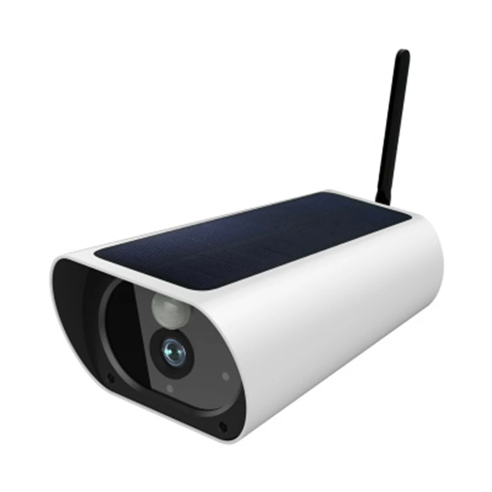 Solar Powered Security Camera 1080P Wireless IP Cam PIR Alerts Night Vision Two-Way Audio QJY99