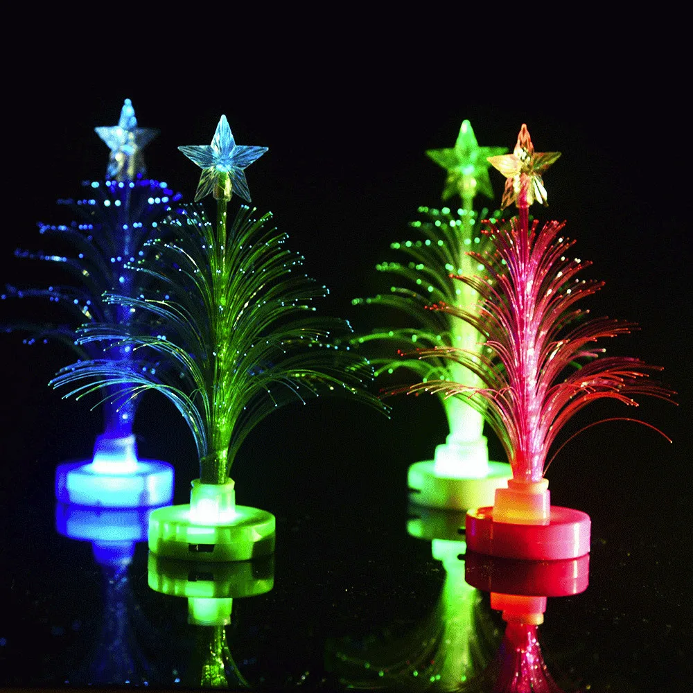 

Hot Merry LED Color Changing Mini Christmas Xmas Tree Home Table Party Decor Charm L1008