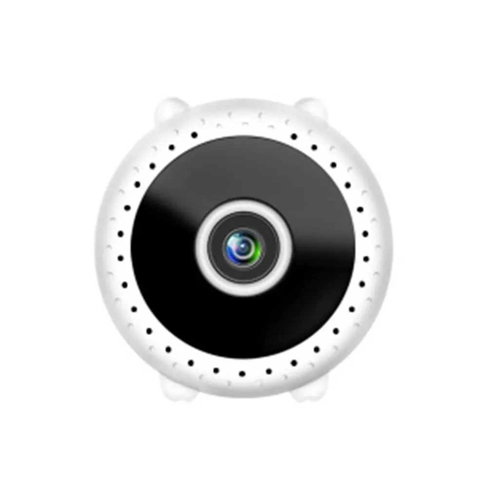 White Wireless Mini WiFi Camera 1080P 150° HD IR Night Vision Home Office Store Security IP Camera DV Motion Detection Baby Monitor - Color: White