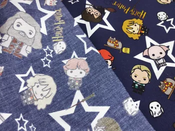 

1 yard digital printing Cotton lovely magic boy DIY fabric sewing fabric width 150cm