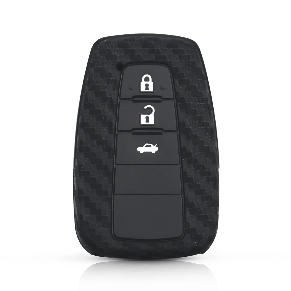 Cover in silicone chiave telecomando per Toyota Camry Corolla C-HR 2017 2018 Prado Prius - H8aec4dba528f4391bbf9654b770b1574I