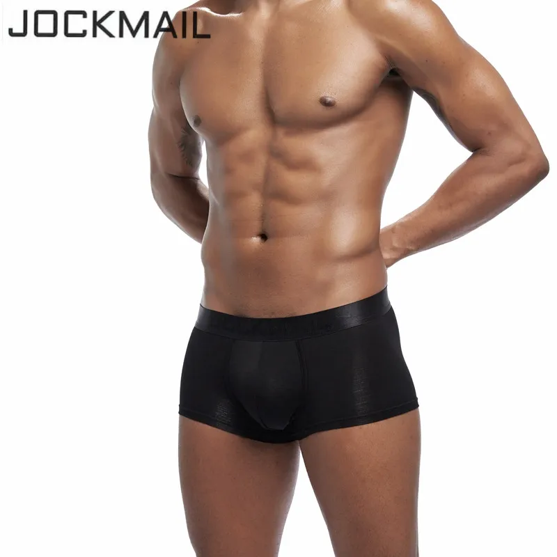 JOCKMAIL, боксеры, мужское нижнее белье, мужские сексуальные дышащие трусы, модальные удобные мужские трусы, шорты, мужские трусы