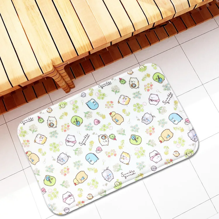IVYYE 38x58 см Sumikko gurashi стиль аниме коврик для украшения дома ковры для спальни коврики для ванной плюшевые коврики коврик для двери подарки Новинка