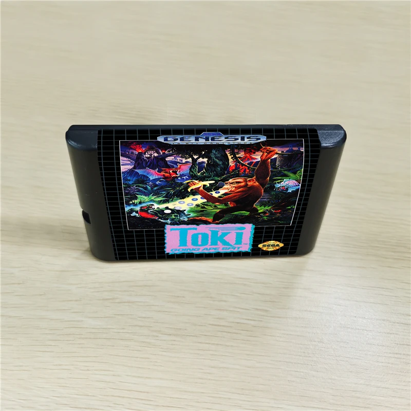Toki Going Ape Spit - 16 bit MD Games Cartridge For MegaDrive Genesis console | Электроника