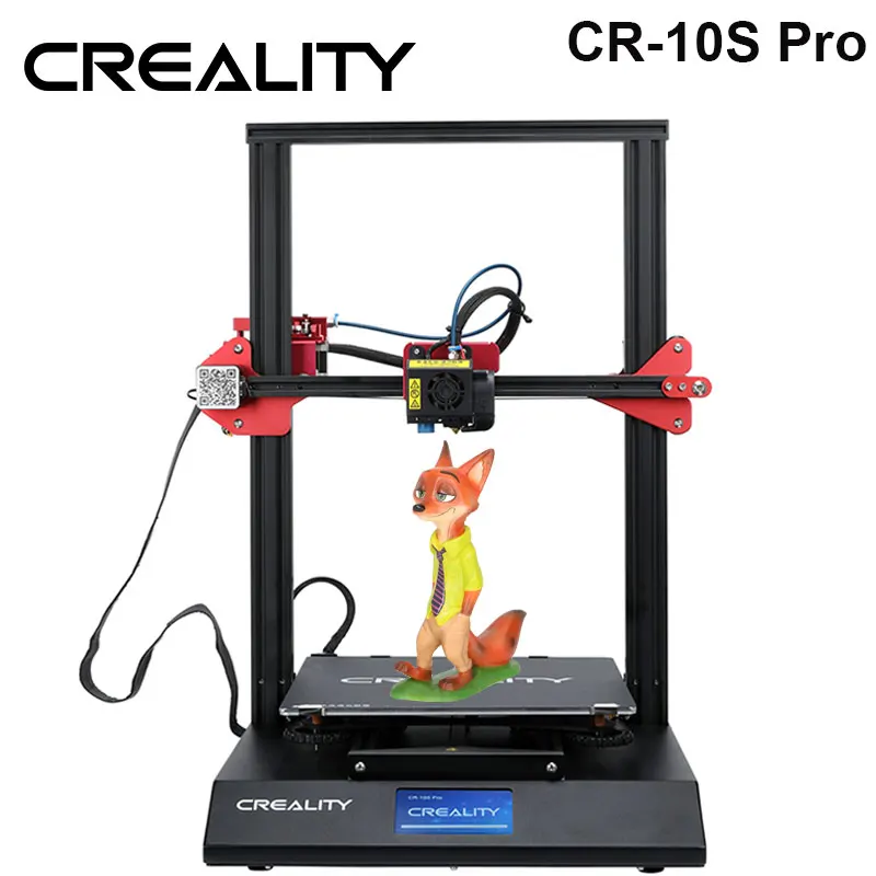 

CREALITY 3D CR-10S Pro Auto Leveling Sensor Printer 4.3inch Touch LCD Resume Printing Filament Detection Funtion MeanWell Power