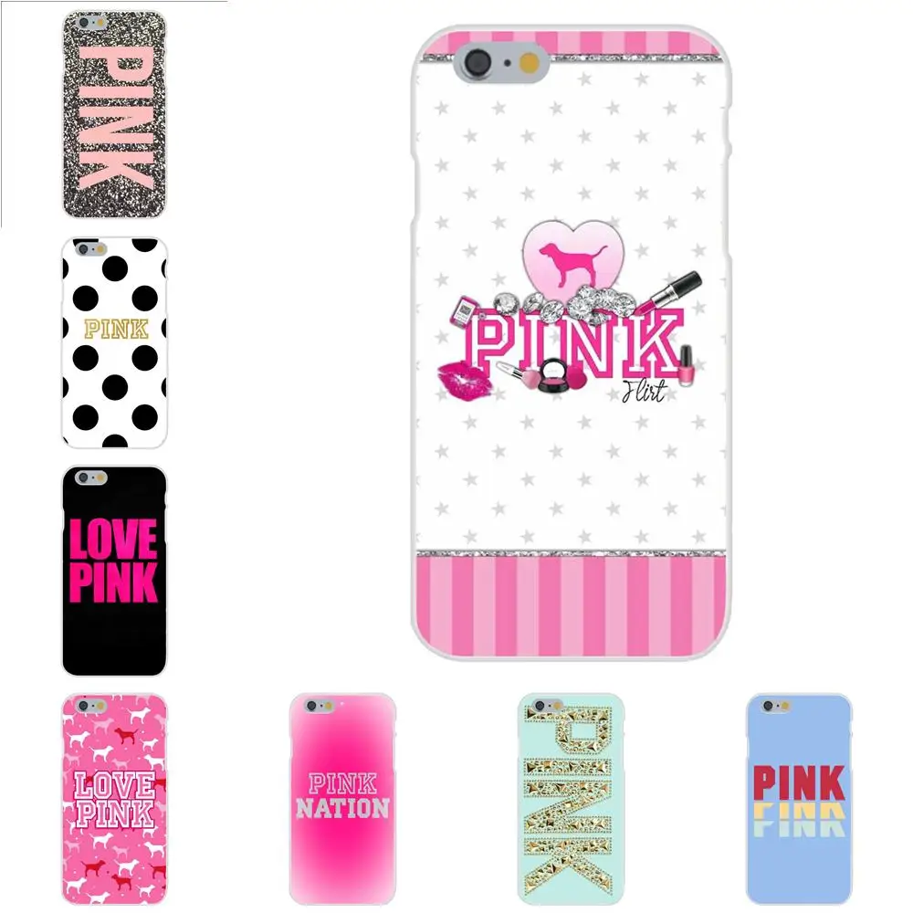 

Soft Mobile Shell For Apple iPhone 4 4S 5 5C 5S SE 6 6S 7 8 Plus X XS Max XR Love Pink Top Detailed Popular