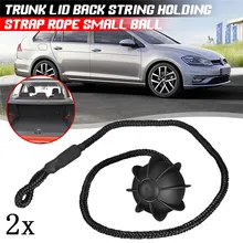 2Pc Fließheck Paket Regale Stamm Deckel Zurück Regal String Halten Gurt Seil SmallBall Für VW Golf 6 GTI R20 MK5 1K 6 863 447 EIN