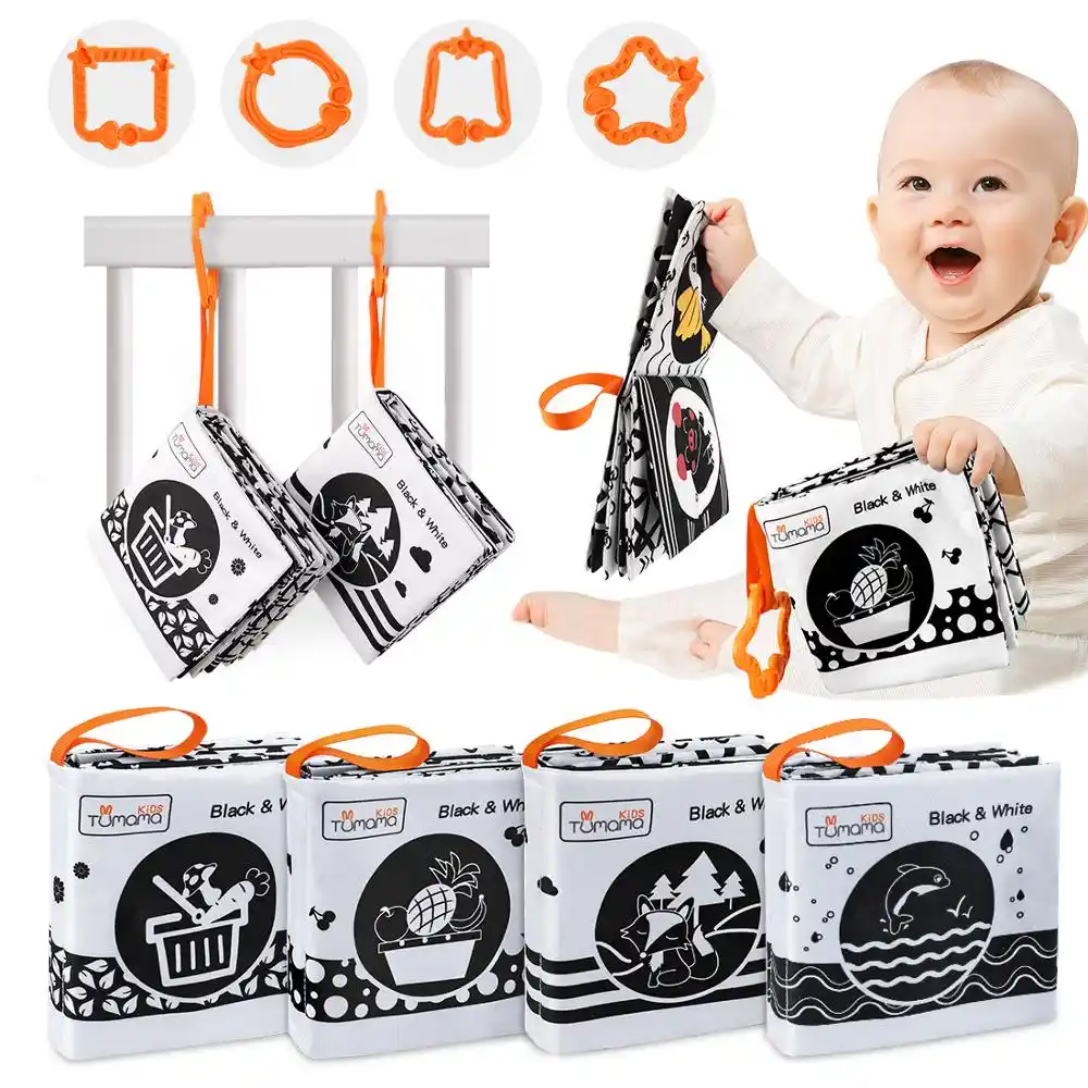 black and white newborn toys