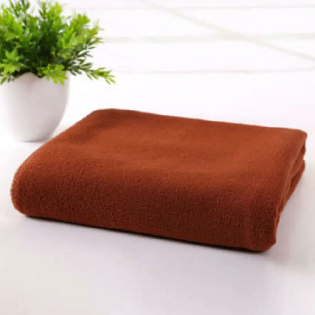 New Soft 70x140cm Luxury Hotel Microfiber Spa Bath Towel Home Women Men Genuine Turkish Cotton Towel - Цвет: Коричневый