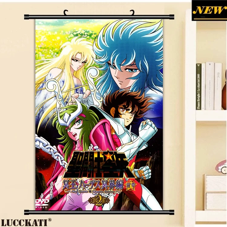 40X60 см sainto Seiya "Рыцари зодиака" Seinto Seiya cameltoe мультфильм аниме Настенная картина плакат прокрутка холст живопись - Цвет: N