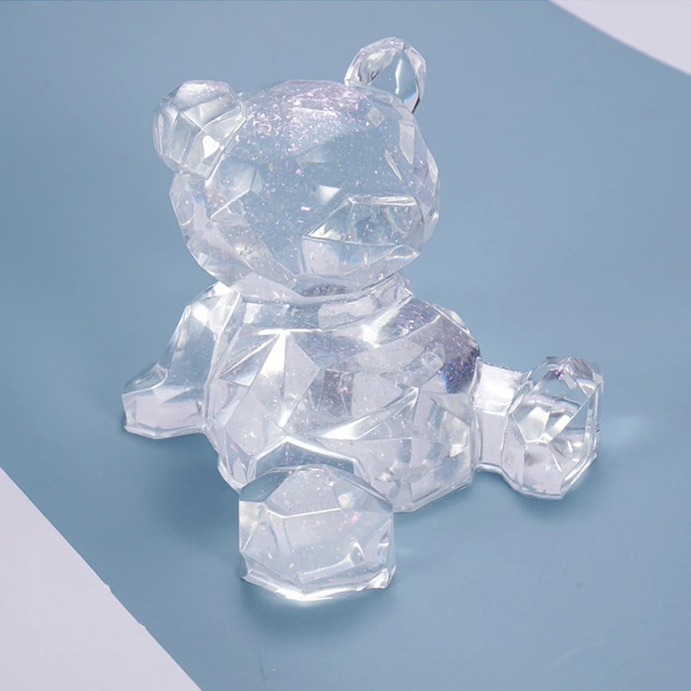 Kawaii Bear Silicone Resin Mold, Decoden Mold