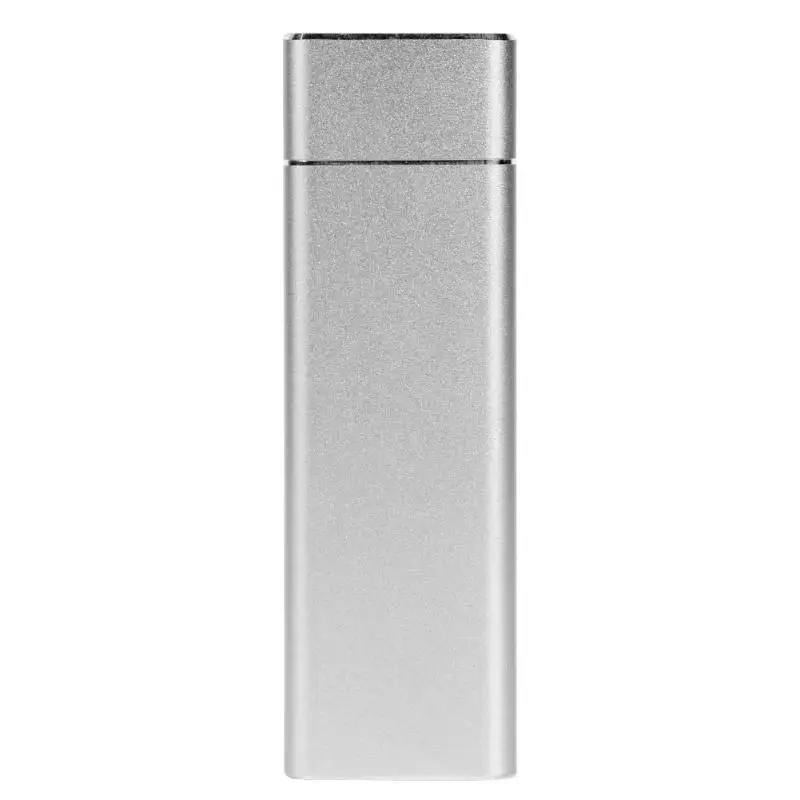 Корпус жесткого диска Vktech type-C 3,1 до NGFF M.2 SSD корпус жесткого диска алюминиевый сплав внешний жесткий диск Корпус HDD корпус - Цвет: Серебристый