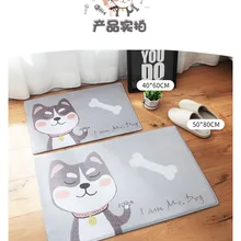 Мультяшный нескользящий прочный коврик для двери, для улицы, для входа, спальни, ванной, кухни, туалета, декоративный внутренний ковер, напольный коврик