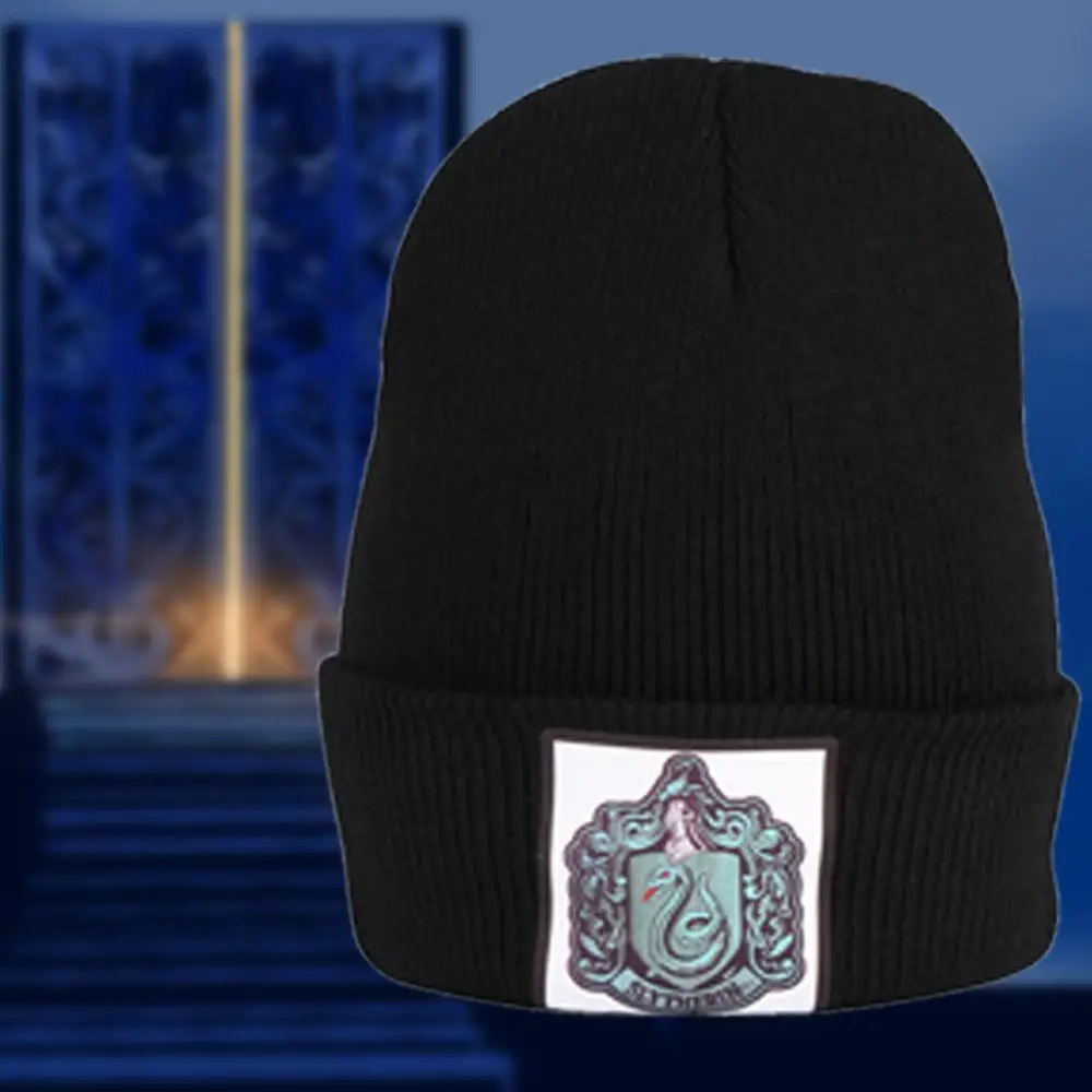 Мужские шапки Хогвартс Слизерин зимние волшебник воды Женская шапочка призрак