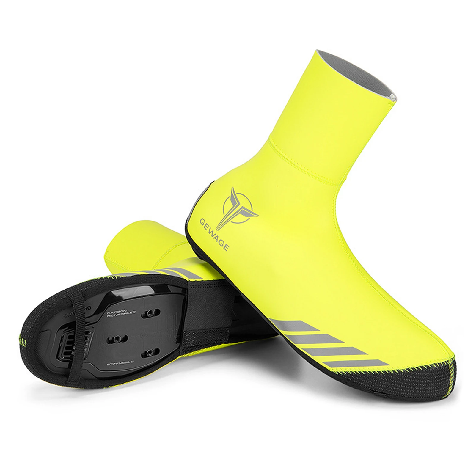 WaterproofBicycleShoeCoverswithFleeceLiningThermalCyclingRoad