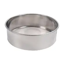 Мукопросеиватель мелкая сетка из нержавеющей стали Мука сито для сахарной пудры принадлежности для выпечки для муки сахарная глазурь Инструменты для выпечки Кондитерские инструменты