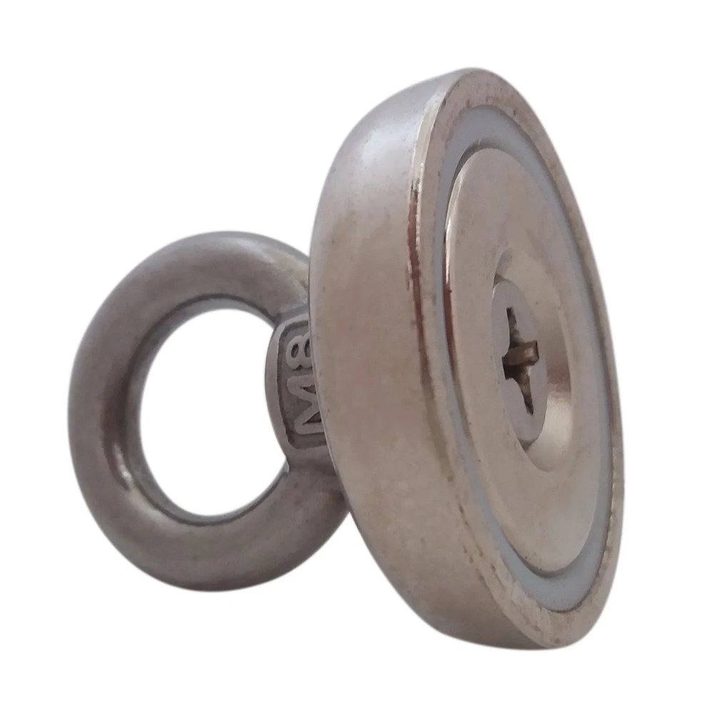Super Strong Steel Magnet Recovery Magnet Hook Professional Pulling Mounting Magnet For Sea Fishing Diving Treasure Hunting