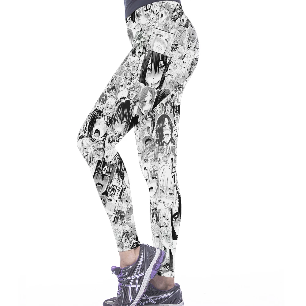 UJWI Leggings con estampado 3D de cómics para mujer, pantalones de  entrenamiento, elásticos, ajustados, talla grande, novedad|Mallas| -  AliExpress