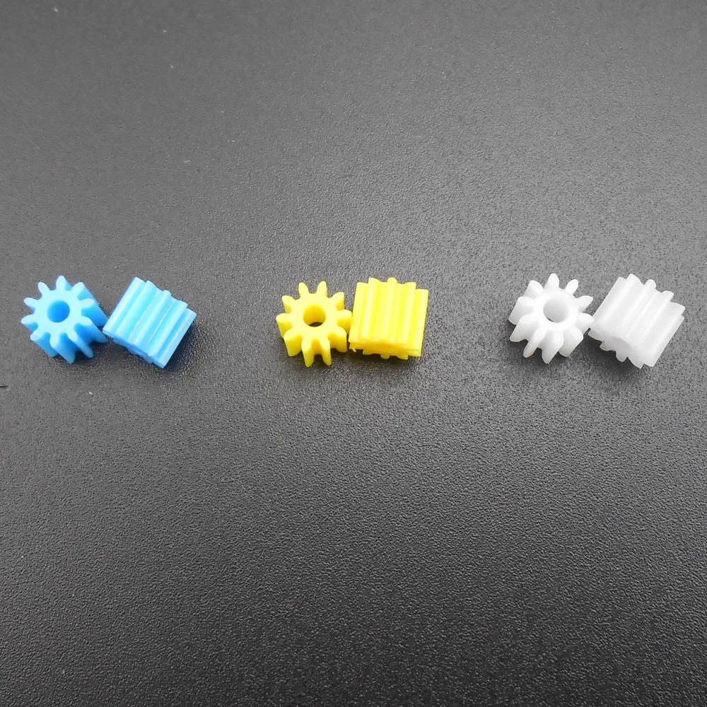 20 шт 0,5 Modulus 10 T 0,5 M 10 зубцов Spur gear A 2 мм 1,95 мм синий желтый белый шестерни s Высота 5 мм диаметр 6 мм 10T2A* FD151-152-267