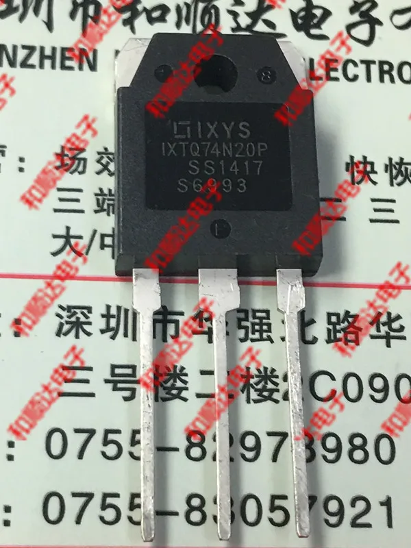 10 шт./лот IXTQ74N20P спот TO-3P 200V 74A