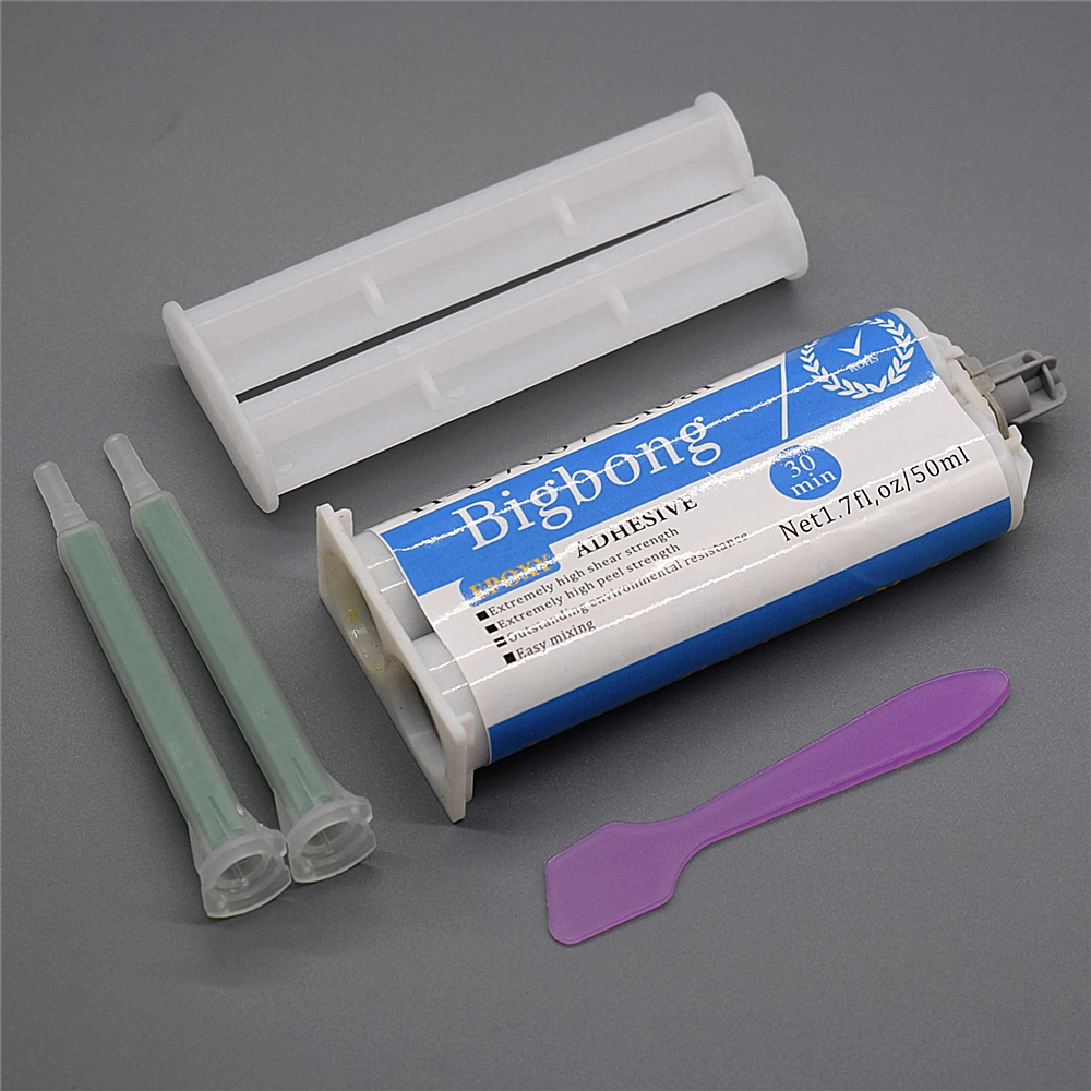 Description Picture 6 of item50ml Epoxy Resin Glues 1:1 Caulk Adhesives Transparent Structural AB Glues Set for Metal Ceramic Wood Glass Hard Plastic Bonding