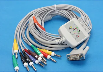 

ECG EKG Cable 10leads For Philips M1770a M1772a M1771a Banana 4.0 IEC